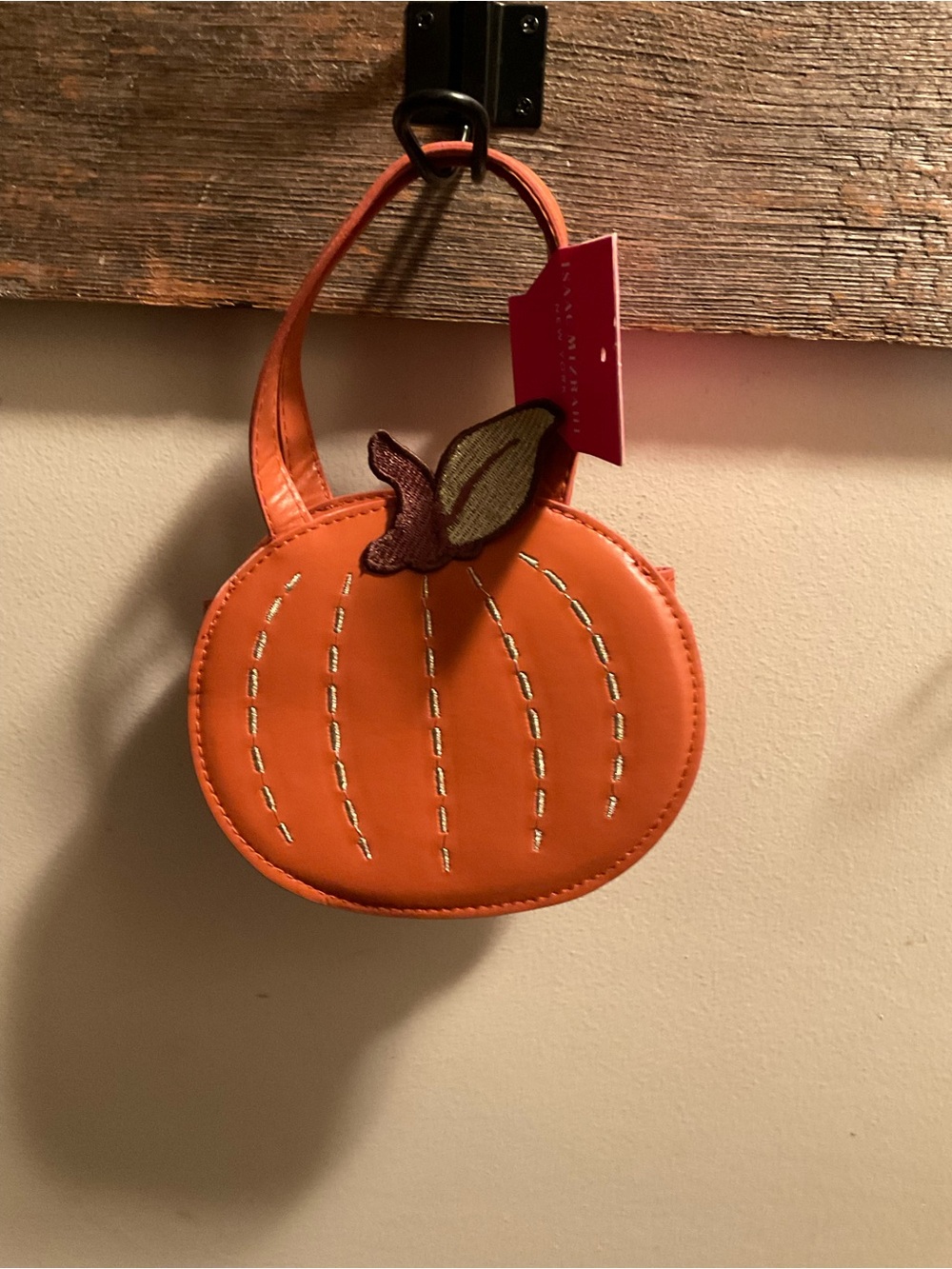 Isaac Mizrahi New York Pumpkin Mini Purse NWT